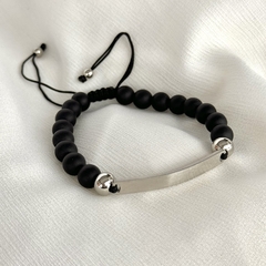 Pulsera Diesel onix ajustable chapa - Acero quirúrgico (cod 38) (se puede grabar)