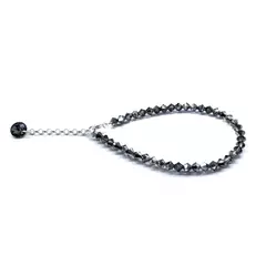 Pulsera sinbol 4 mm - tonos clásicos - Cristal & Plata 925 (Cod 51) - comprar online