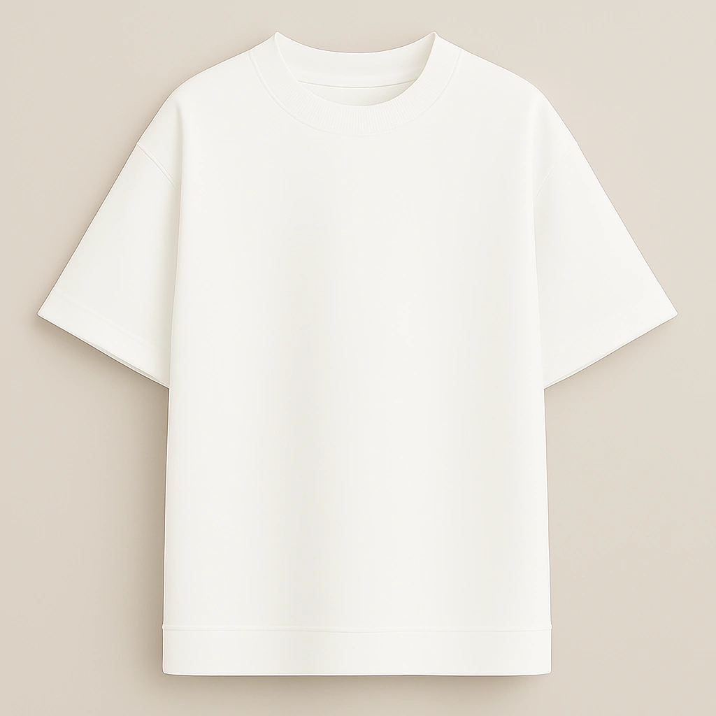 Camiseta Heavy Oversized - Branco