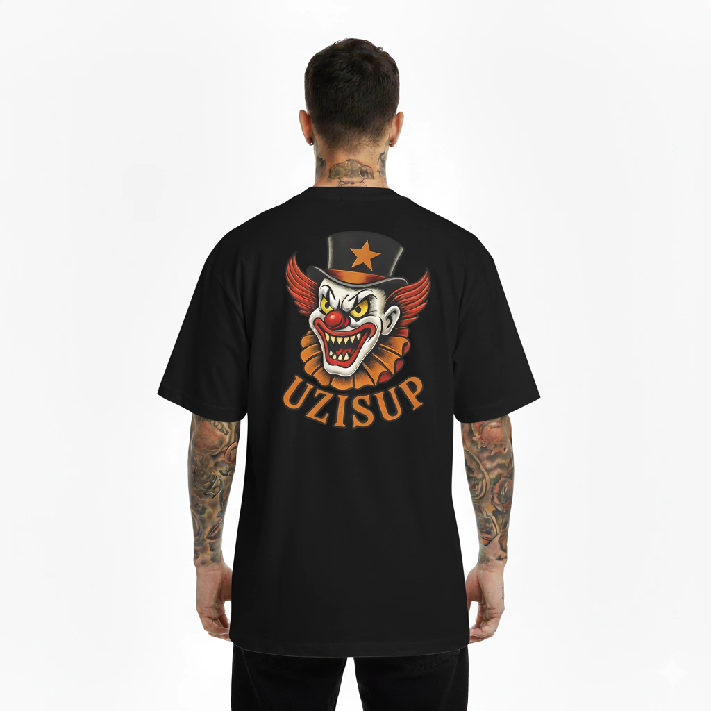 Camiseta Streetwear Uzi Killer Smile