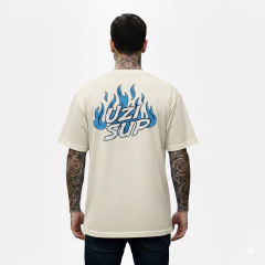 Camiseta Streetwear Uzi Blue Fire - loja online