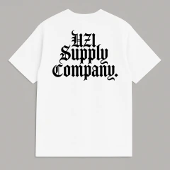 Camiseta Streetwear Basic Uzi Script na internet