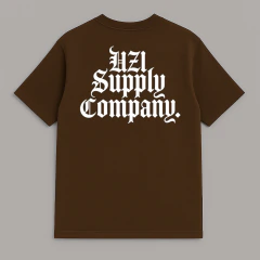 Camiseta Streetwear Basic Uzi Script - loja online