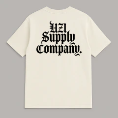 Camiseta Streetwear Basic Uzi Script - Uzi Supply Co. | Bullet Proof Of Haters