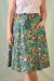 Imagen de Pollera de crepé (flores verde)