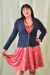 Blazer de jean (azul)