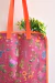 Totebag (botánica rosa) - tienda online