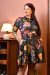 Vestido Camisero (flores azul) - tienda online