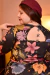 Vestido Margaret (flores negro) en internet