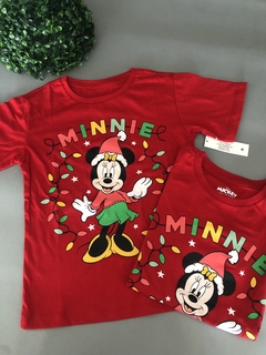 Remeras Minnie navidad 6-7 años