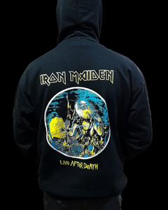 Buzo canguro Iron Maiden - Live After Death - comprar online