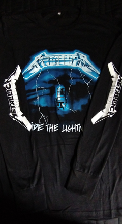 Remera Metallica - Ride the Lightning Manga larga