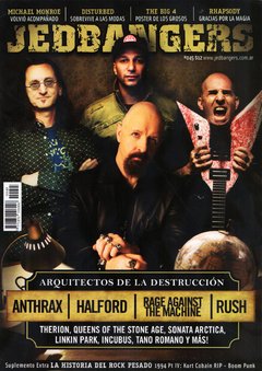 Jedbangers #045 Tapa Anthrax, Halford, Rage Against the Machine, Rush