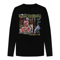Buzo cuello redondo Iron Maiden - Somewhere In Time Manga