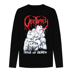 Remera Obituary Manga Larga