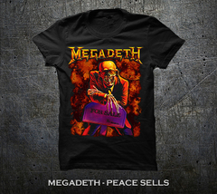Remera Megadeth - Peace Sells
