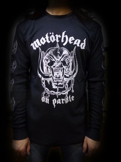 Remera Motorhead - On Parole Manga larga