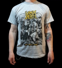 Remera Napalm Death - The Wolf I Feed (GRIS)