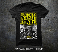 Remera Napalm Death - Scum