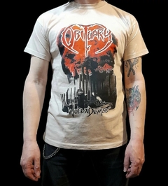 Remera Obituary - World Demise (BLANCA)
