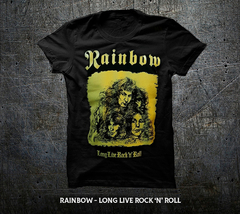 Remera Rainbow - Long Live Rock 'n' roll