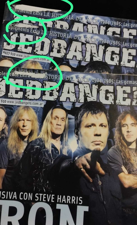Jedbangers #027 Tapa Iron Maiden (segunda mano, leer descripción) - comprar online