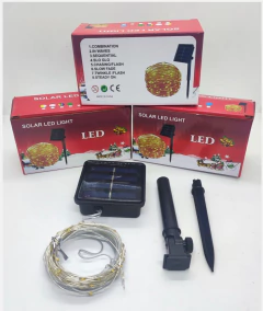 LUZ SOLAR GUIRNALDAS 12M CALIDA