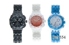 COMBO X 6 RELOJES ZAFIRA COD. 554 - comprar online