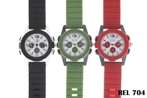 COMBO X 6 RELOJES ZAFIRA COD. 704 - comprar online