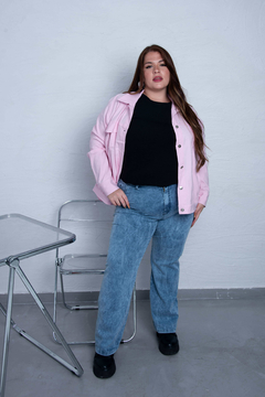 Jeans Wide Leg super elastizado nevado - comprar online
