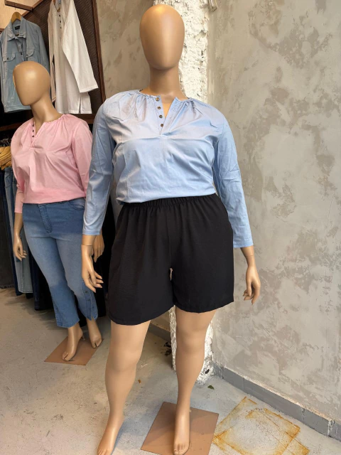 Short de tela cey negro - comprar online