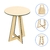 Mesa Cone Tampo Redondo Moderna Desmontável P - 42 x 55cm