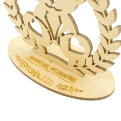 10 Display Personalizado Centro de Mesa MDF - Outubro Rosa - comprar online