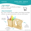 10 Porta Lápis Com Display e Nome Personalizado Mdf - Porco - comprar online