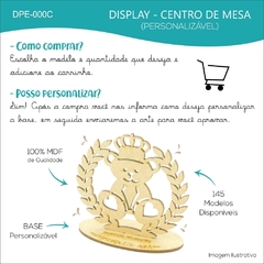 10 Display Personalizado Centro de Mesa MDF - Páscoa na internet