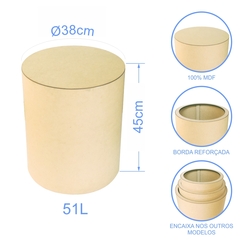 Mesa Cilindro Mdf Decoração de Festa Tamanho P - 38x45cm na internet