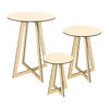 Conjunto Mesa Cone Tampo Redondo Moderna - Desmontável na internet