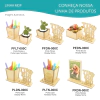 30 Chaveiros Personalizados - MDF Branco - Diversos - Eu Amo o Rio - Maxdecor Decorações