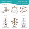 10 Display Personalizado Centro de Mesa MDF Branco - Macaco - loja online