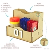 Porta Sachês Guardanapos Condimentos Galheteiro Balcão Padaria Crú - comprar online