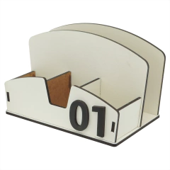 Galheteiro Porta Guardanapo Sal Sachê Pimenta Bistrô Mdf Branco na internet