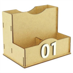 Porta Sachês Guardanapos Condimentos Galheteiro Balcão Padaria Crú - Maxdecor Decorações