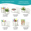 Cachepot Bandeja Alto Mdf Linha Premium - 13x13x15cm - Maxdecor Decorações