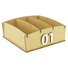 Organizador Sachês Lanchonete Hamburgueria Pastelaria Numerados Crú - Maxdecor Decorações