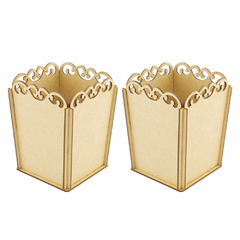 Kit Festa Mdf Arabesco - Linha Temática - 11 Peças - Maxdecor Decorações