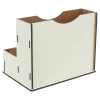 Porta Sachês Guardanapos Condimentos Galheteiro Balcão Padaria Branco - loja online