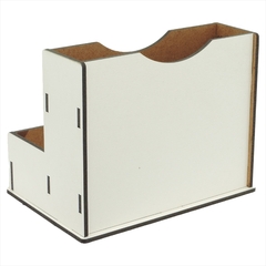 Porta Sachês Guardanapos Condimentos Galheteiro Balcão Padaria Branco - loja online