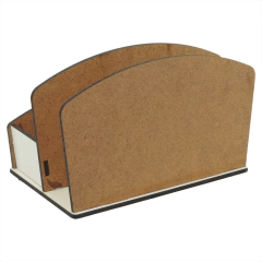 Galheteiro Porta Guardanapo Sal Sachê Pimenta Bistrô Mdf Branco - loja online