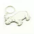 30 Chaveiros Personalizados - MDF Branco - Animais - Hipopótamo