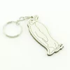 30 Chaveiros Personalizados - MDF Branco - Animais - Pinguim